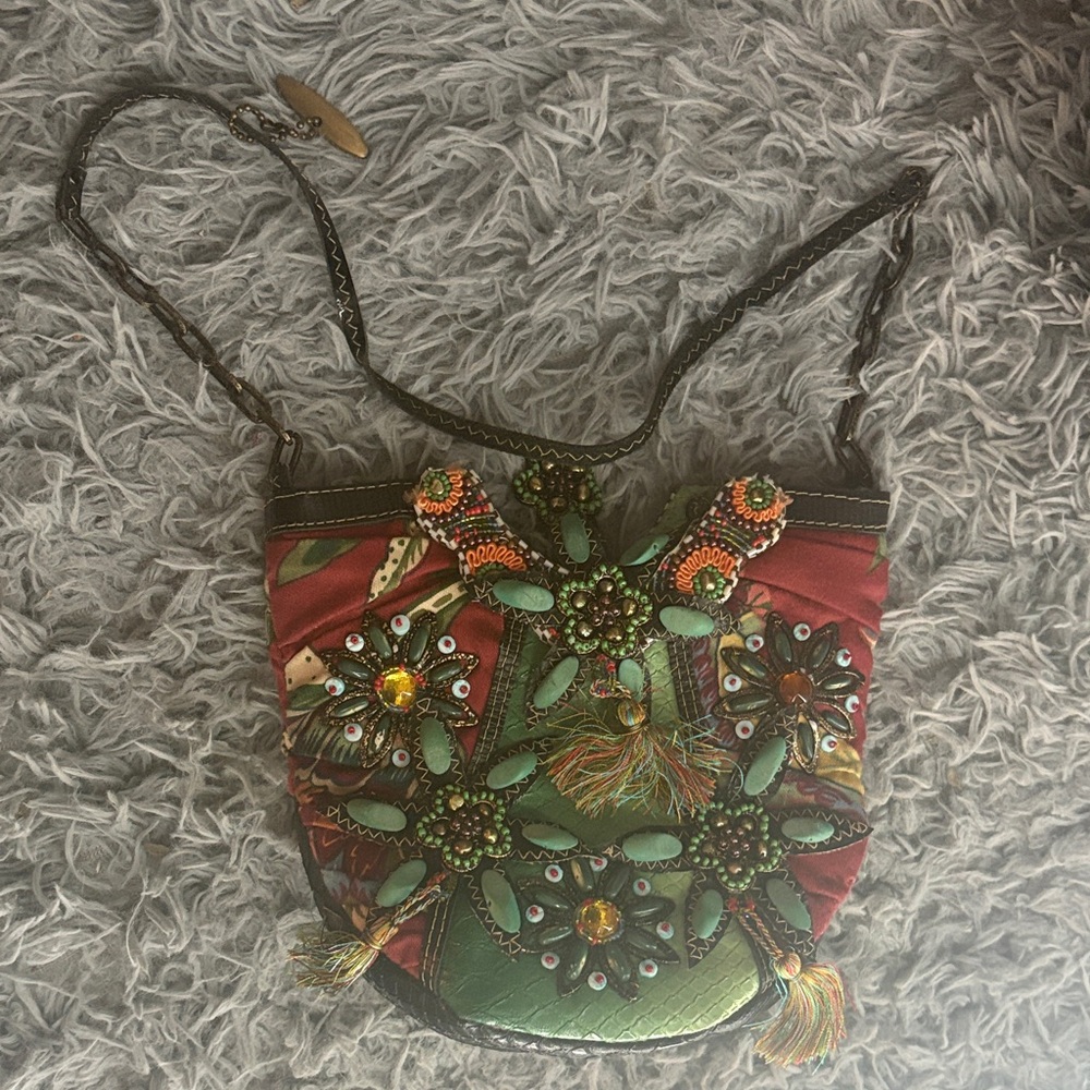 Embellished Multicolor Handbag